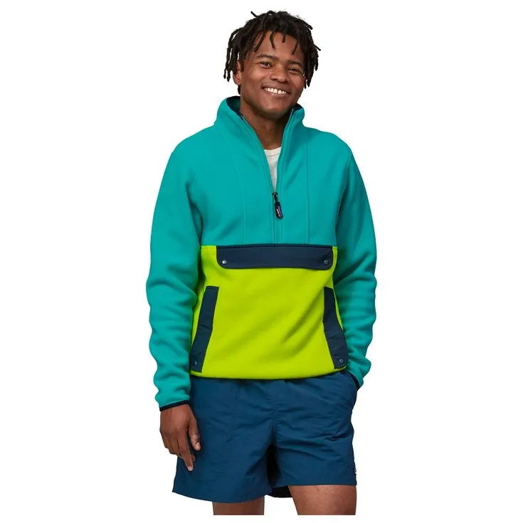 Fleece Patagonia Synch Anorak Phosphorus Green