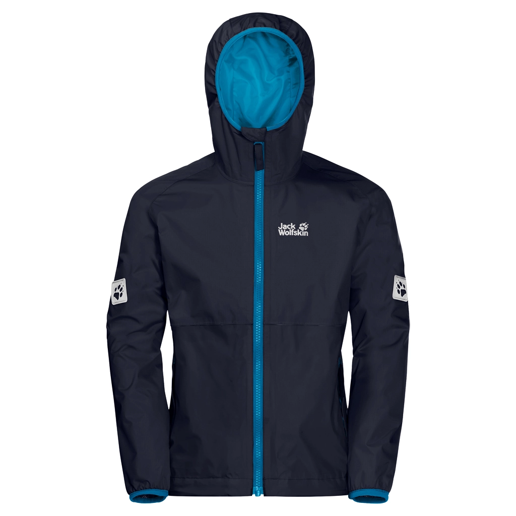 Jas Jack Wolfskin Boys Rainy Days Night Blue